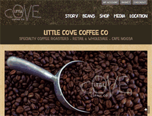 Tablet Screenshot of littlecovecoffee.com.au